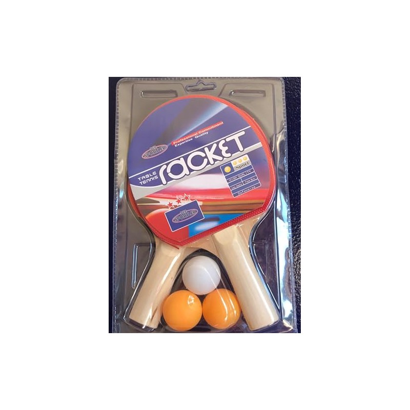 Table Tennis Set 2 Bats with 3 Balls