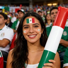 50 Tatuajes Temporales de la Bandera Mexicana para la Copa Mundial 2026, Fanático del Fútbol Pegatinas de Cara Impermeables para Aficionados, Eventos y Fiestas Patrias Calcomanías Bandera Nacional