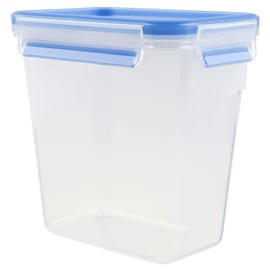 Tefal Master Frischhaltedose für Lebensmittel, rechteckig, transparent/blau, plastik, transparent/blau, 1.6 Litre