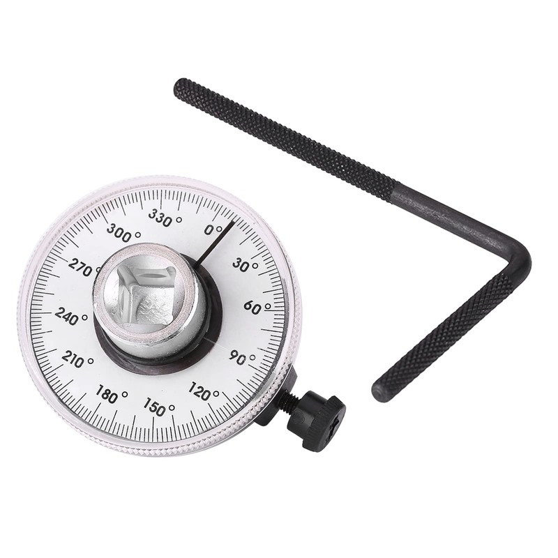 Gradenboog Auto, 3/8 Angle Gauge, Adjustable Angle Torque Meter, 1/2