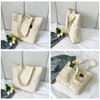deoway Tote Bag, Canvas Tote Bag, A4, Large Capacity, Shoulder
