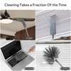 DELUX Microfiber Feather Duster,7 PCS Reusable Bendable Washable Cobweb Duster