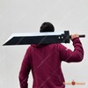 42.5” Foam Fantasy Strife Cloud Buster Smash Broad Sword Cosplay