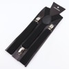 Adjustable Solid Color Polyester Suspenders for Adult Pants, Shirts and