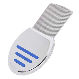 Peine para Piojos Espiral de Tornillo de Acero, Peines para Piojos Eliminador de Liendres Tratamientos para el Cabello Y el Cuero CabelludoCuidado del Cabello(Azul)