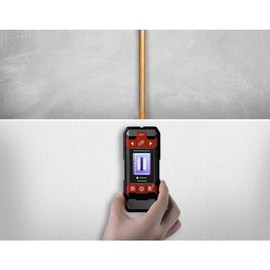 TOOLCRAFT Detector with Laser Rangefinder LDM D30 Suitable for Non-ferrous Metal, Live