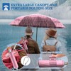 LFLFWY Compact Travel Umbrella Windproof Strong - Large Light Automatic