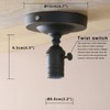 PathsOn Industrial Retro Loft Bar Kitchen Pendant Light Fitting Ceiling