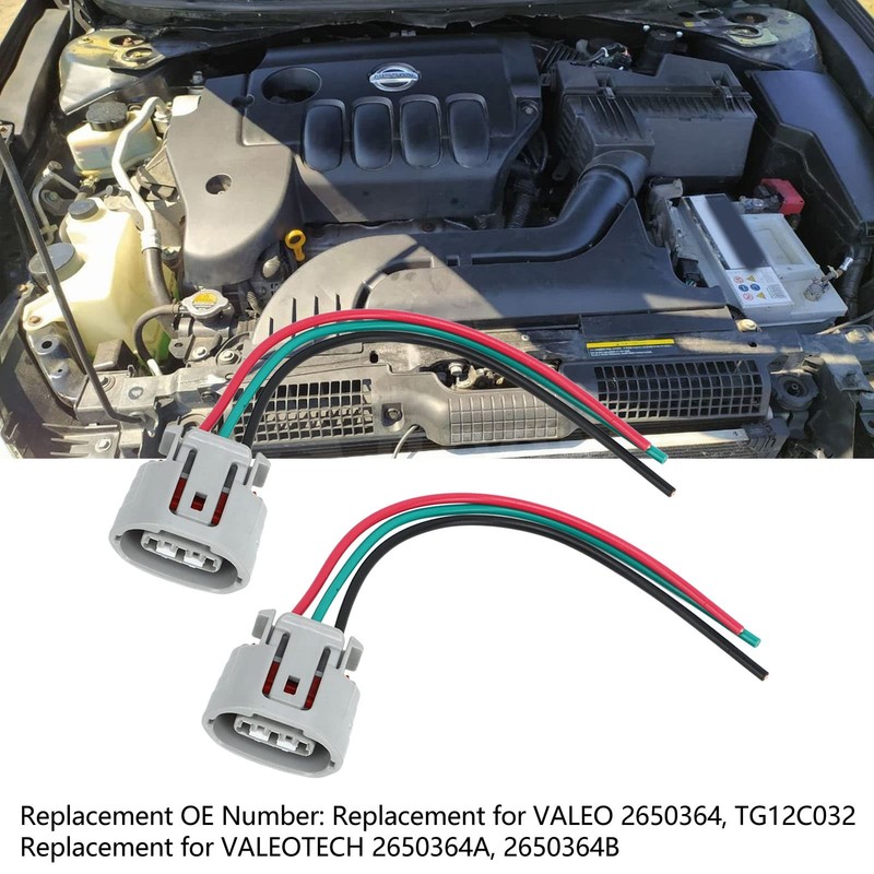2 Pieces Alternator Repair Connector Wiring Harness, ASB Alternator Adapter
