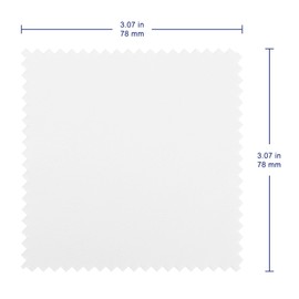 Labasics Polishing Cloth, Laboratory Metal Electrode Polishing Velvet Cloth, Durable and Soft, 5 Packs, 75x75 mm