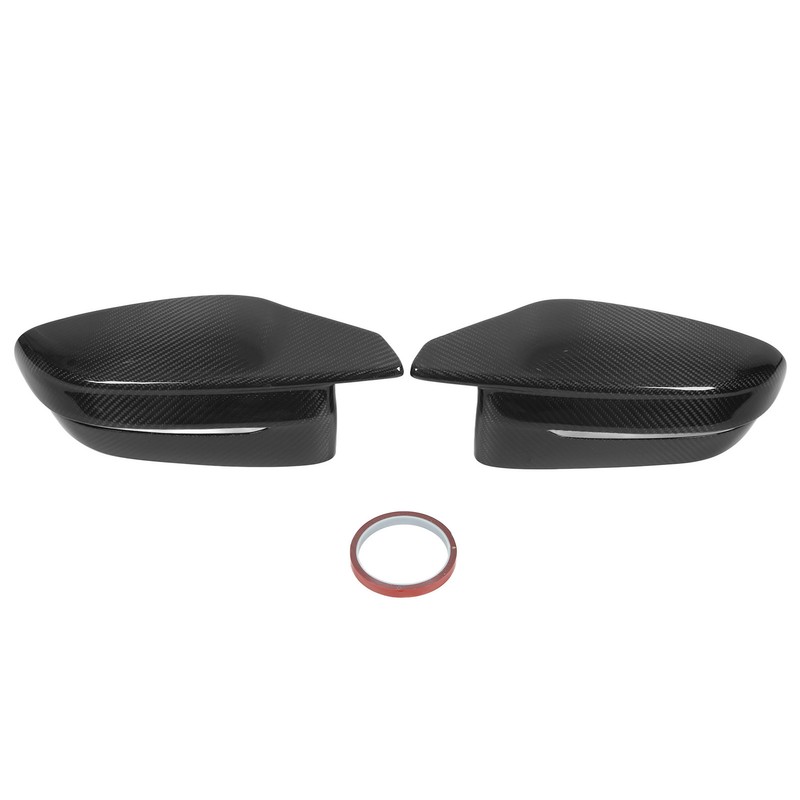 Carbon Fiber Side Door Mirror Covers Rearview Mirror Caps for