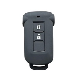 [Kinotaka] Remote Control Key Case for Nissan/Mitsubishi Cars Delica D5 Outlander PHV Eclipse Cross Days Lukes ek Space Custom Dedicated Smart Key Cover (Black), Black