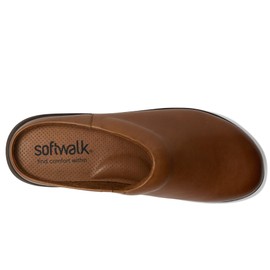 SoftWalk Women's Andria Clog, Luggage, 10.5 Narrow