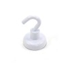 Magnet Expert® 25mm White Painted Neodymium Hook Magnet with M5