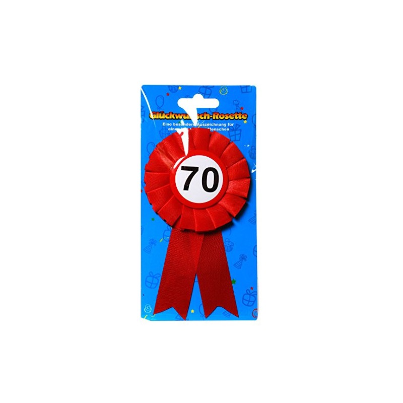 Rosette 70 Traffic Sign Approx. 14 x 8 cm