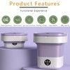 Portable washing machine, 12L Upgraded Large Capacity Foldable Mini Washing