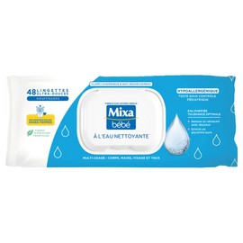 Mixa Bébé Cleansing Water Wipes 48 Wipes