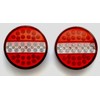 2 x 12 V Universal LED Hamburger Stop Tail Light
