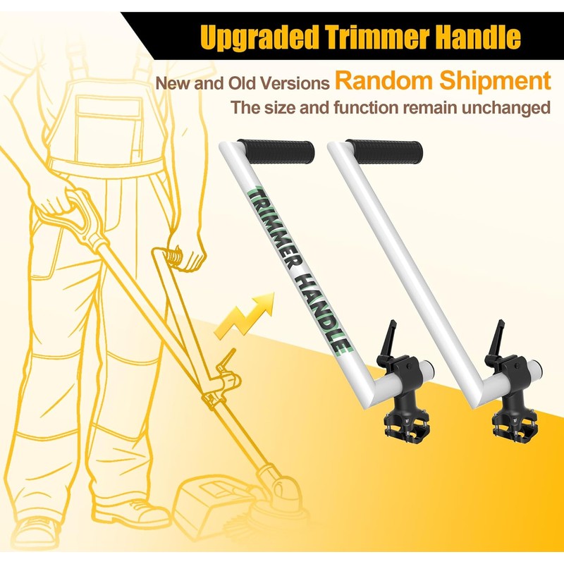 Weed Eater Handle Extension Back Saver, Ergonomic String Trimmer Handle