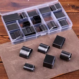 YUENTOEN Leather Hole Punch Tool, 39 Shape Style Leather Hollow Cutter Punch Tools, Leather Crafting Tools, Leather Punch Cutter Tools for Handmade Leather Craft