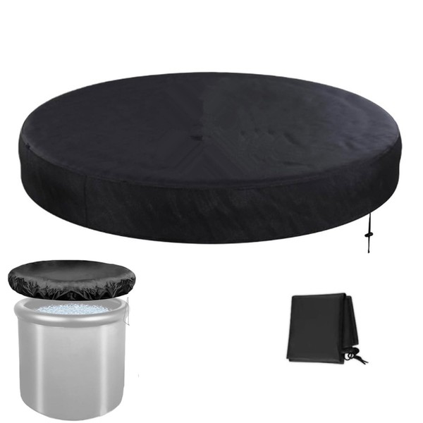 Hayaww Ice Bath Lid Bathtub Lid Foldable Ice Tub Lid