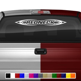 Sticky Creations Redneck Decal Sticker Windshield Window Vinyl Graphic Banner Rear Back Car Truck SUV Vehicle Tribal Decoration 36"x4.25"+ (Design #150)