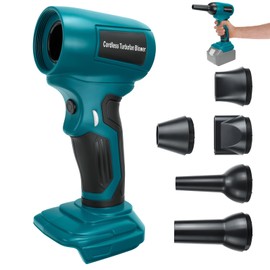 IOHBThe Electric Cordless Turbo fan Blower, Leaf Blower for Ma-kita 18V Battery, 130000RPM Handheld Jet Fan, Variable Wind Speed, for Cleaning and Drying (Battery Not Included)
