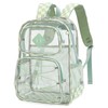 Lreneilu Clear Backpacks for Girls Women, Heavy Duty PVC Transparent