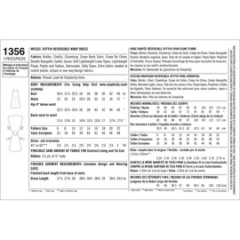 Simplicity 1356 Easy to Sew Women's Reversible Wrap Dress Sewing Pattern, Sizes 6-14