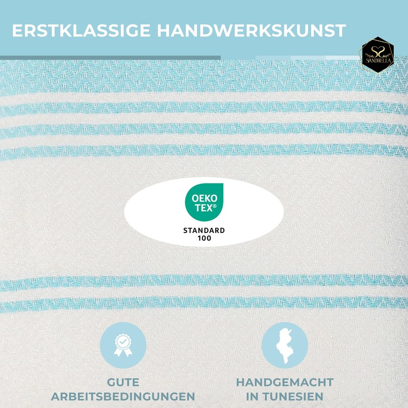 Sandrella Hammam Towel Sauna Women & Men Large 100 x