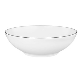 SELTMANN WEIDEN Schale/Schüssel - Durchmesser: 23,2 cm - Höhe: 7,3 cm - Lido - Form: Rund - 10826 Weiß - Black Line