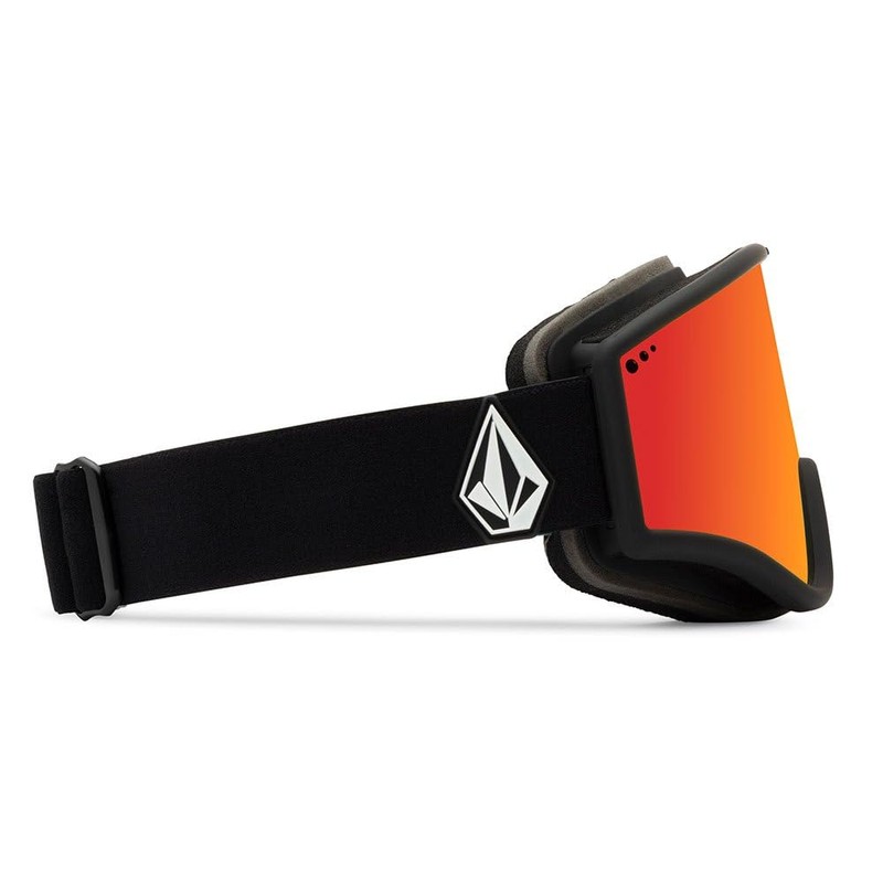 Volcom - Yae Goggles Matte Black + Bonus Lens Yellow/Red