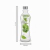 JoyJolt - Juego de 2 botellas de agua de vidrio,
