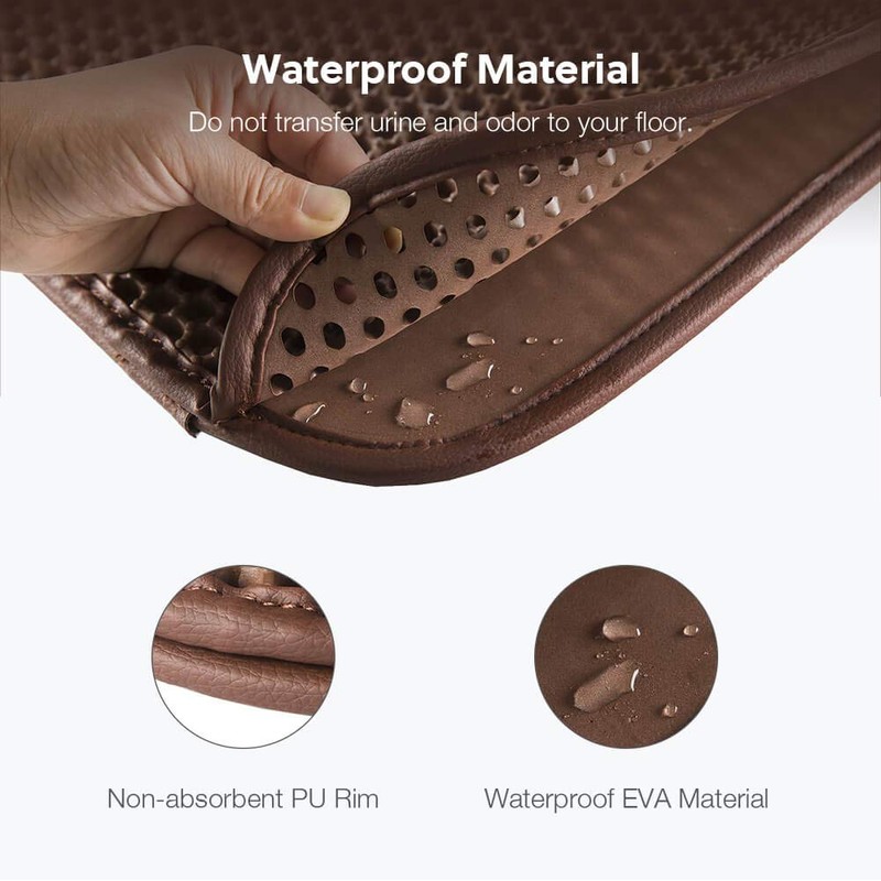 WePet Cat Litter Mat, Kitty Litter Trapping Mat, Honeycomb Double