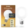 9 Watt LED G25 Light Bulbs, Warm Dimming 3000K (Soft