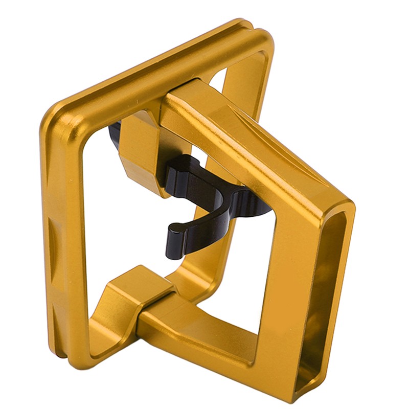 Folding Bike Front Carrier Adapter Aluminium Alloy Hollow Carved Mount