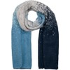 styleBREAKER Ladies Woven Scarf Pixel Colour Gradient Warm Winter Scarf