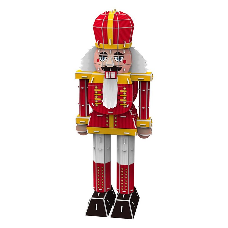 Christmas 3D Puzzle Toy Santa Claus Snowman Elk Nutcracker Paper