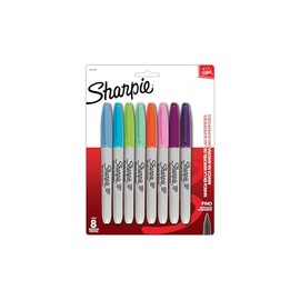 Sharpie Marcadores Permanentes, Punta Fina, Surtidos, 8 Piezas, 1812776