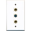 RiteAV - 1 Port RCA Blue 2 Port Banana Speaker