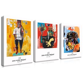 Eysintum Colorful Graffiti Canvas Wall Art for Living Room Modern Abstract Painting Urban Street Pop Prints Vibrant Multicolor Artwork Bold Expressive Wall Décor 16x24in Framed Set of 3