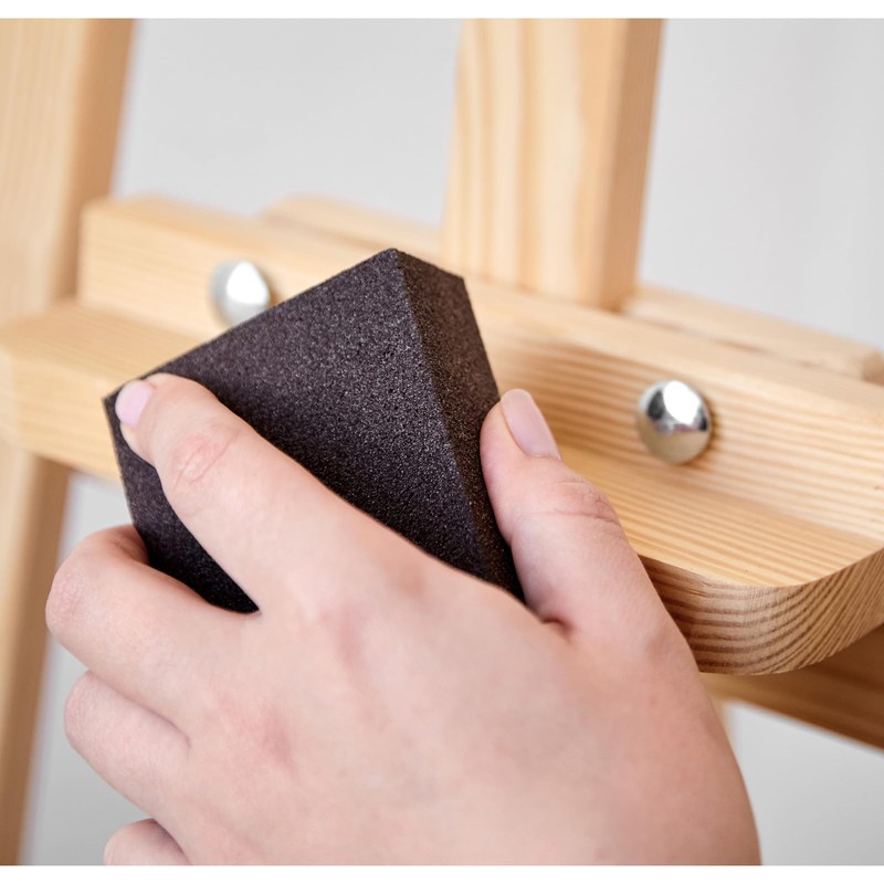 sourcing map 10pcs Superfine Sanding Sponge Blocks 500-600 Grit Foam