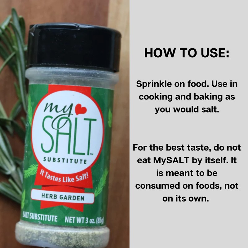 MySALT Herb Garden – Sodium-Free Herb Seasoning Blend with a