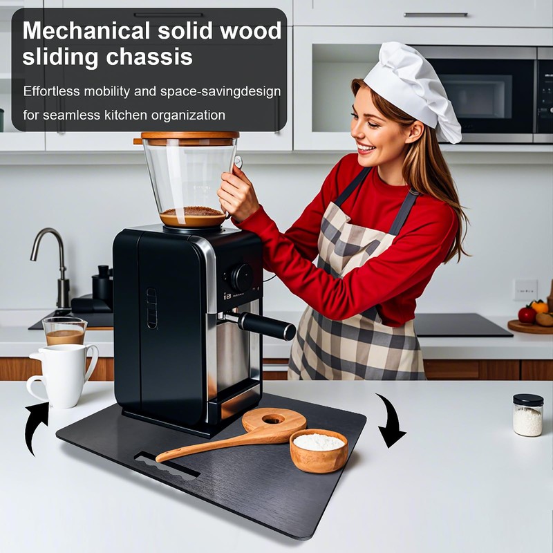 OHGOSH Appliance Sliders for Kitchen Appliances, Countertop Coffee Machine Sliding