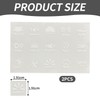 2 Sheets Car Stickers, Dashboard Switch Stickers, Car Button Decal