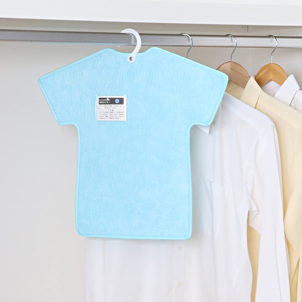 Astro 617-36 Dehumidifying Sheet, Light Blue, Closet, Hanging, Strong Moisture Absorption, Dust Mites, Reusable T-shirt, Dry Clean