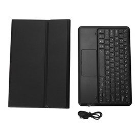 Keyboard Case for Tab P12 12.7in TPU Stand Cover with Magnetically Detachable Keyboard with Touchpad Pen Holder TB370FU TB371FC Black