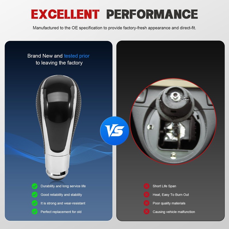 MangWany Automatic Transmission Gear Shift Knob Fit for Insignia 2008-2017