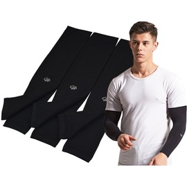 HOPESHINE Arm Cooling Sleeves UPF 50+ UV Sun Protection for Cycling Outdoor Sports 3-Pairs
