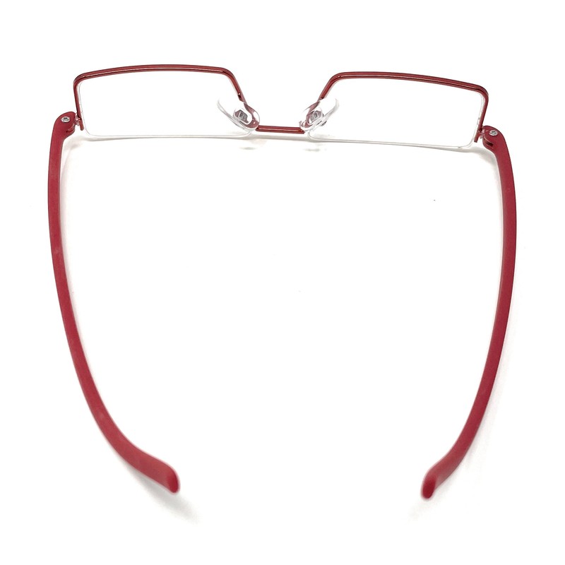 TOKYO GOODS MARKET Square Underrim Date Glasses with Lens Bottom